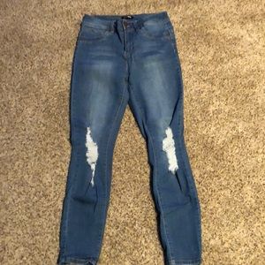 Distressed Fashion Nova Jeans
